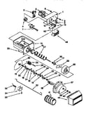 Motor and ice container
