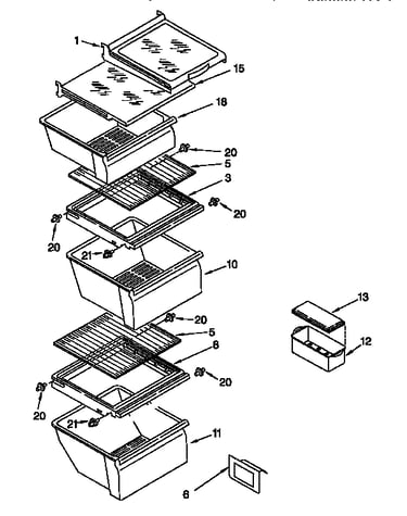 Refrigerator shelf