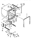 Tub and frame
