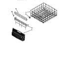 KitchenAid KUDM24SEAL2 lower rack diagram