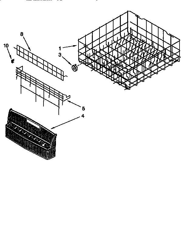 Lower rack