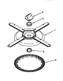 Lower washarm and strainer