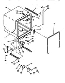 Tub and frame