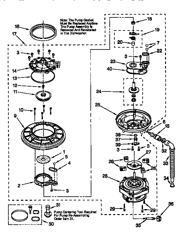 Pump and motor