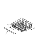 Upper rack and track