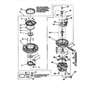 KitchenAid KUDS24SEAL2 pump and motor diagram