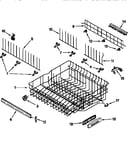 Upper rack and track