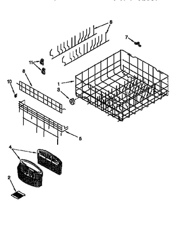 Lower rack