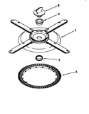 Lower washarm and strainer