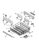 Upper rack and track