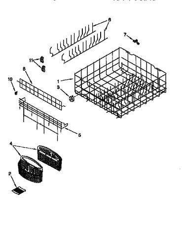 Lower rack