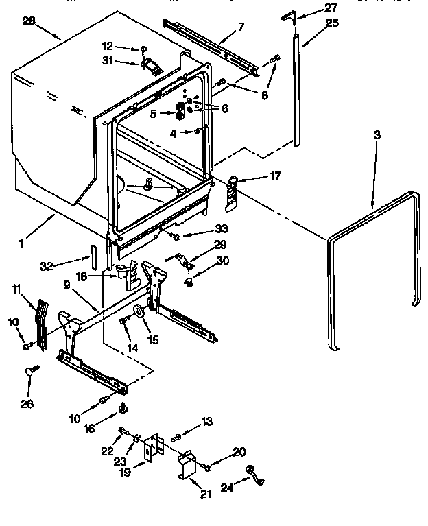 TUB AND FRAME