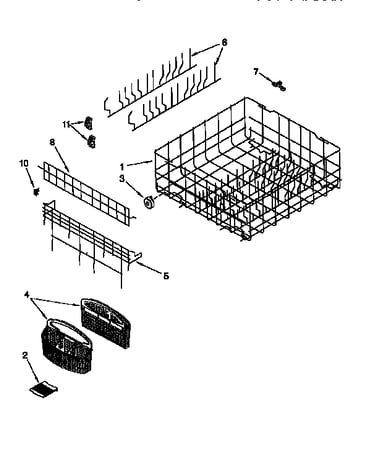 Lower rack