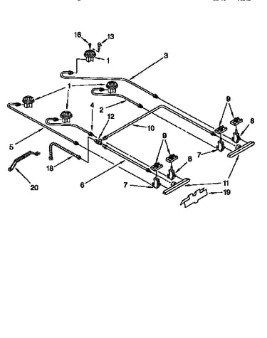 Cooktop burner