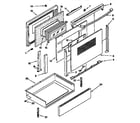 KitchenAid KGRT500FAL0 door and drawer diagram