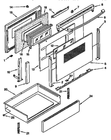 Door and drawer