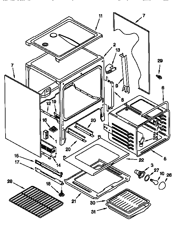 OVEN CHASSIS