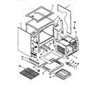 KitchenAid KGRT500FAL0 oven chassis diagram