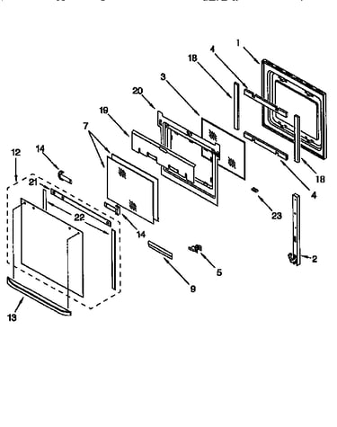 Oven door