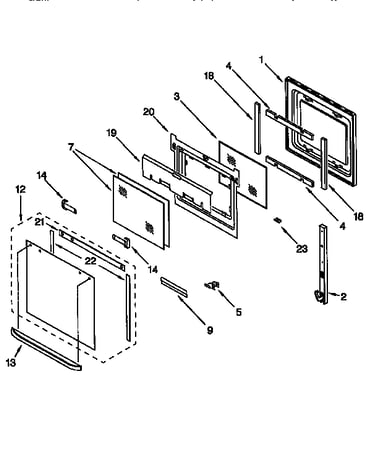 Oven door