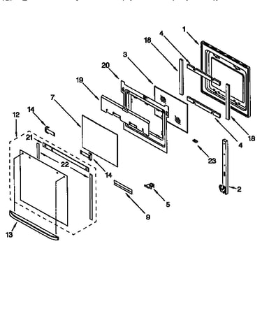 Oven door