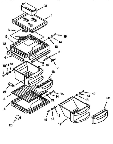 Refrigerator shelf