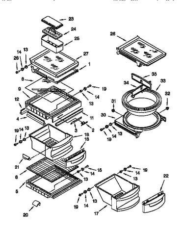 Refrigerator shelf
