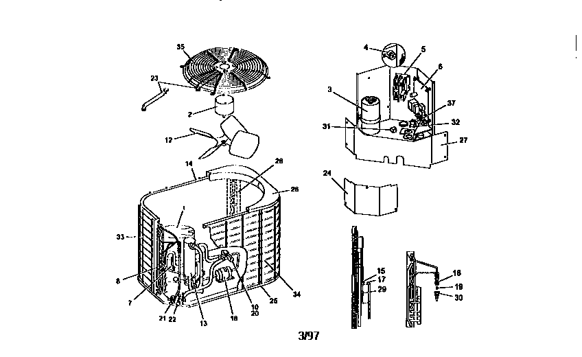 Heat pump-outdoor unit
