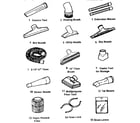 Craftsman 113177370 accessories and attachments diagram