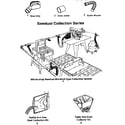 Craftsman 113177370 accessories and sawdust collection series diagram
