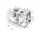 York H2CE120A58C functional replacement parts diagram