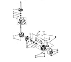 Kenmore 11027812691 motor and pump diagram