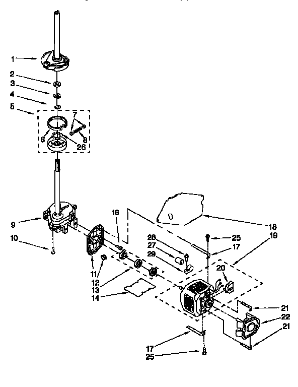Motor and pump