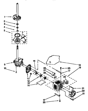 Motor and pump