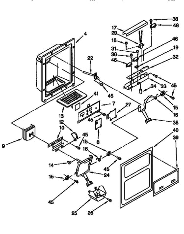 Dispenser front