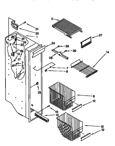 Freezer liner