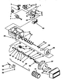 Motor and ice container