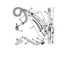 Kenmore 11627412790 hose and attachments diagram