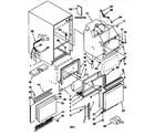 Kenmore 10686485690 cabinet liner and door diagram