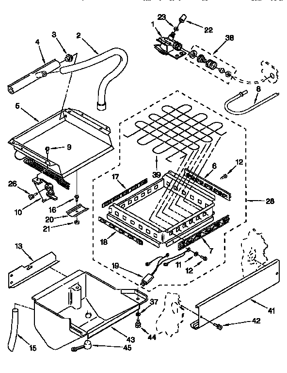 Evaporator ice cutter grid