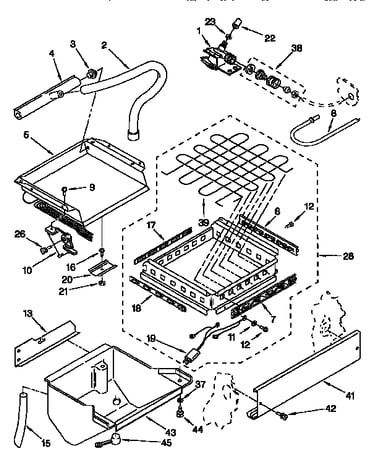 Evaporator ice cutter grid