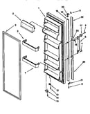 Refrigerator door
