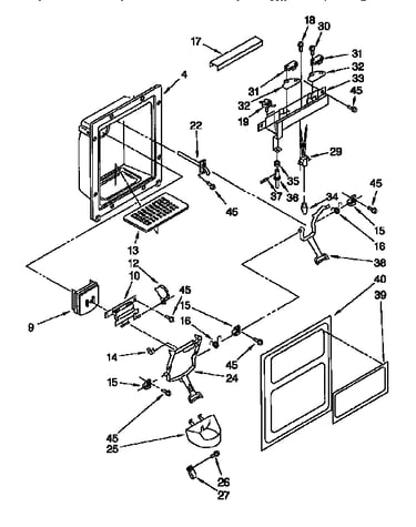 Dispenser front
