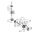 Kenmore 11026801691 motor and pump diagram