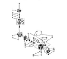Kenmore 11026842691 motor and pump diagram