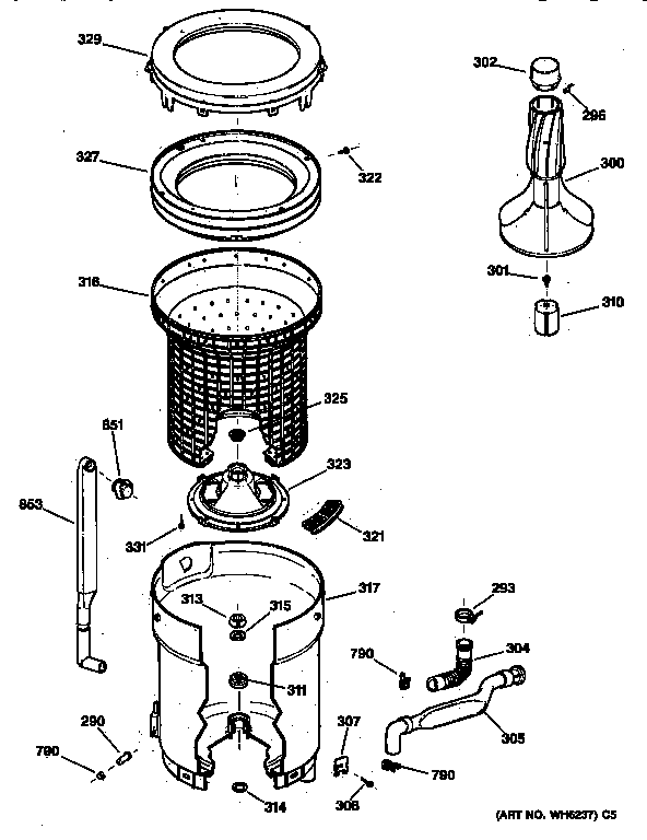 TUB AND BASKET