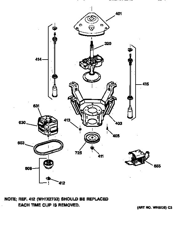 Motor and transmission