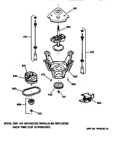 Motor and transmission