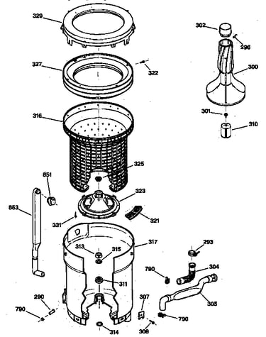 Tub and basket