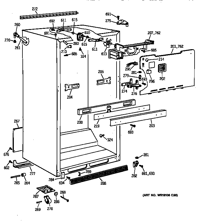 Cabinet parts